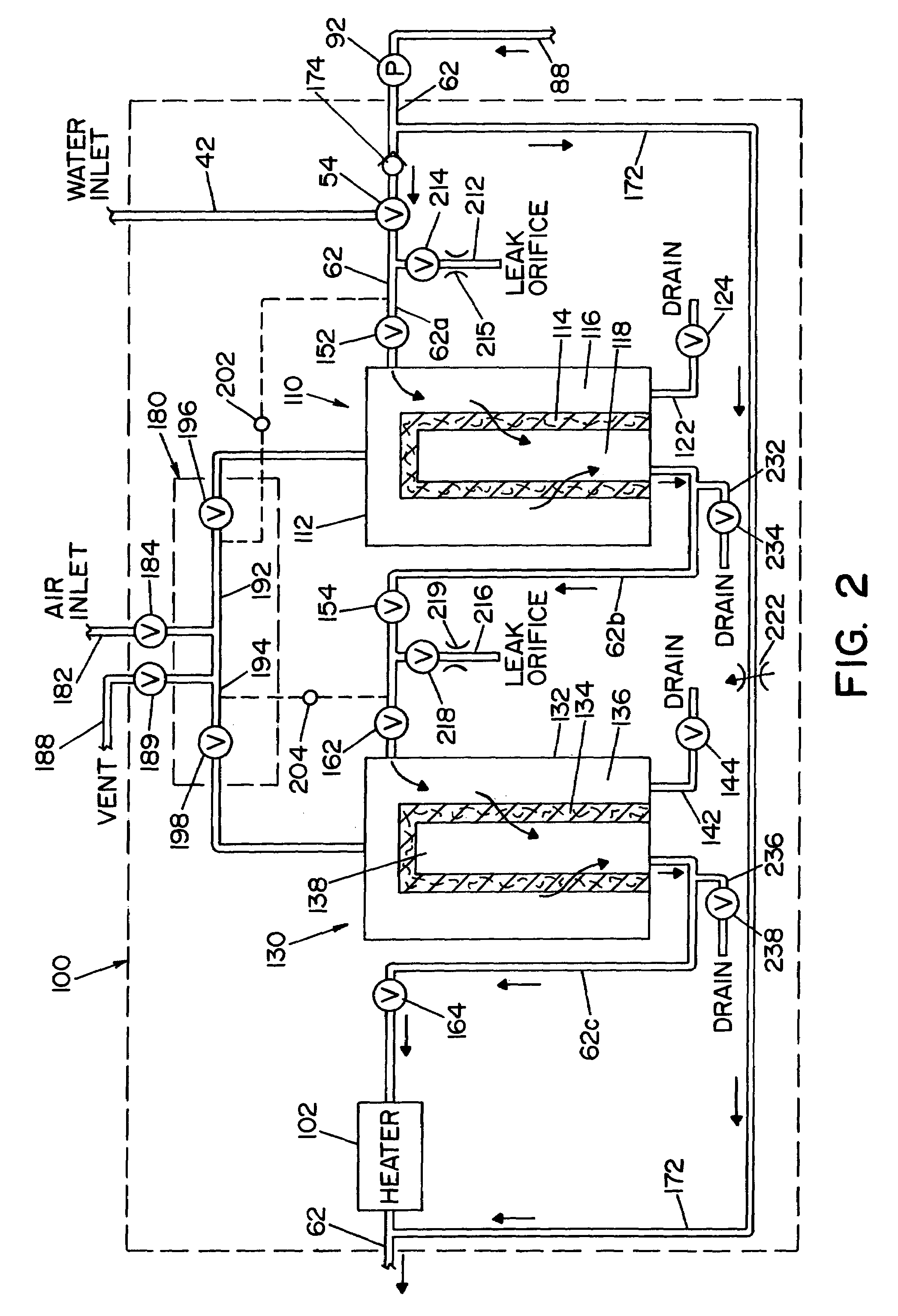 Filter assembly for a reprocessor