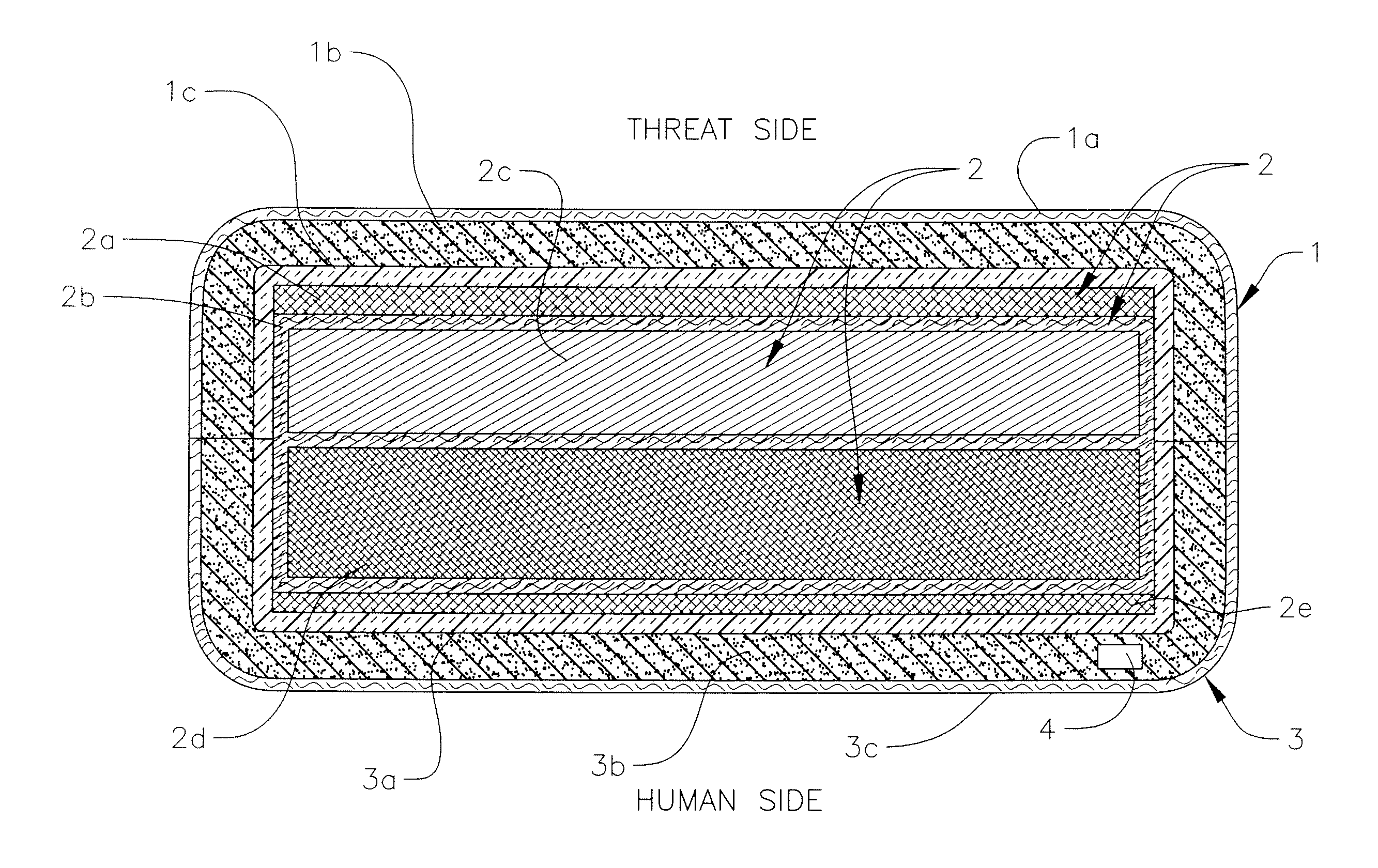 Encapsulated ballistic protection system