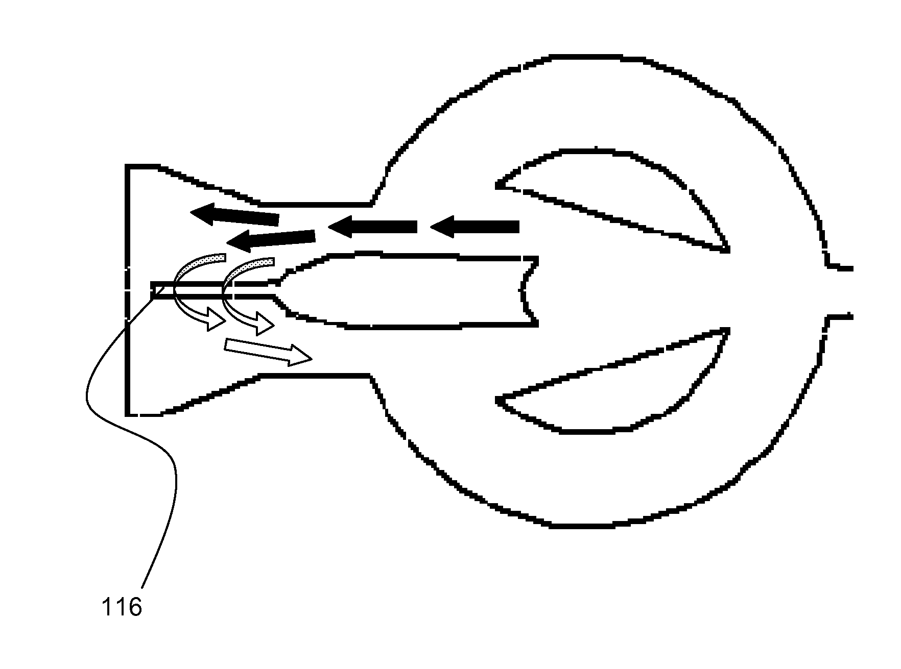 Bi-directional fluidic oscillator flow meter