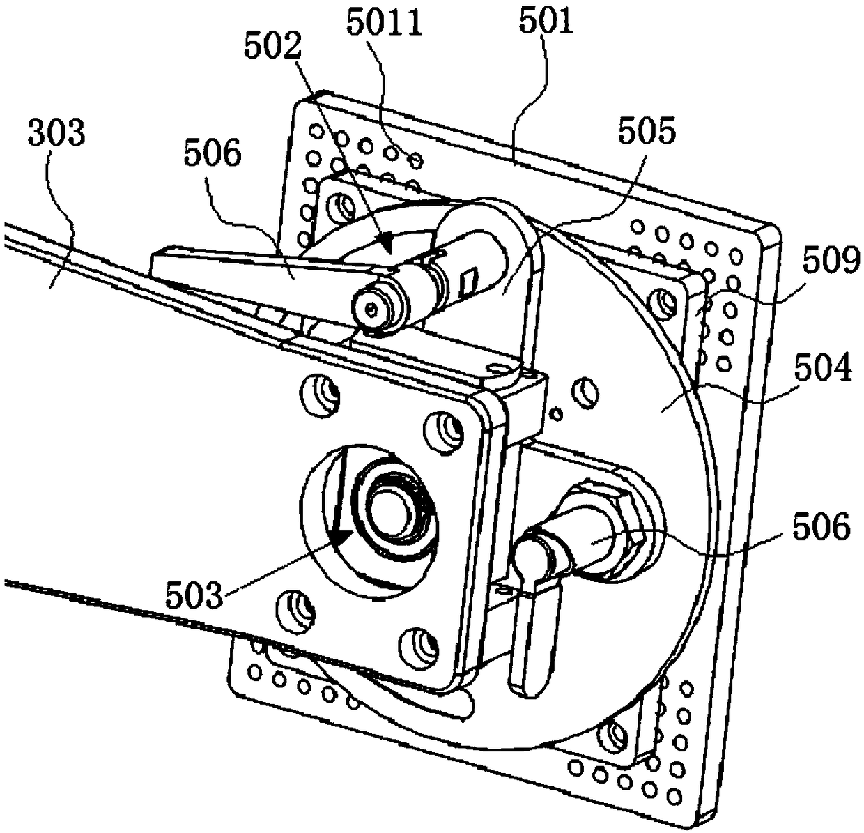 Adjustable positioning clamping mechanical hand