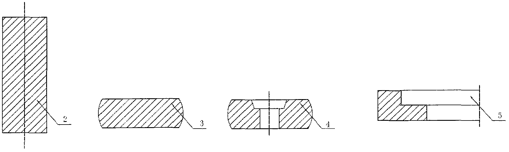 Thermal deformation technique of flange with abnormal section