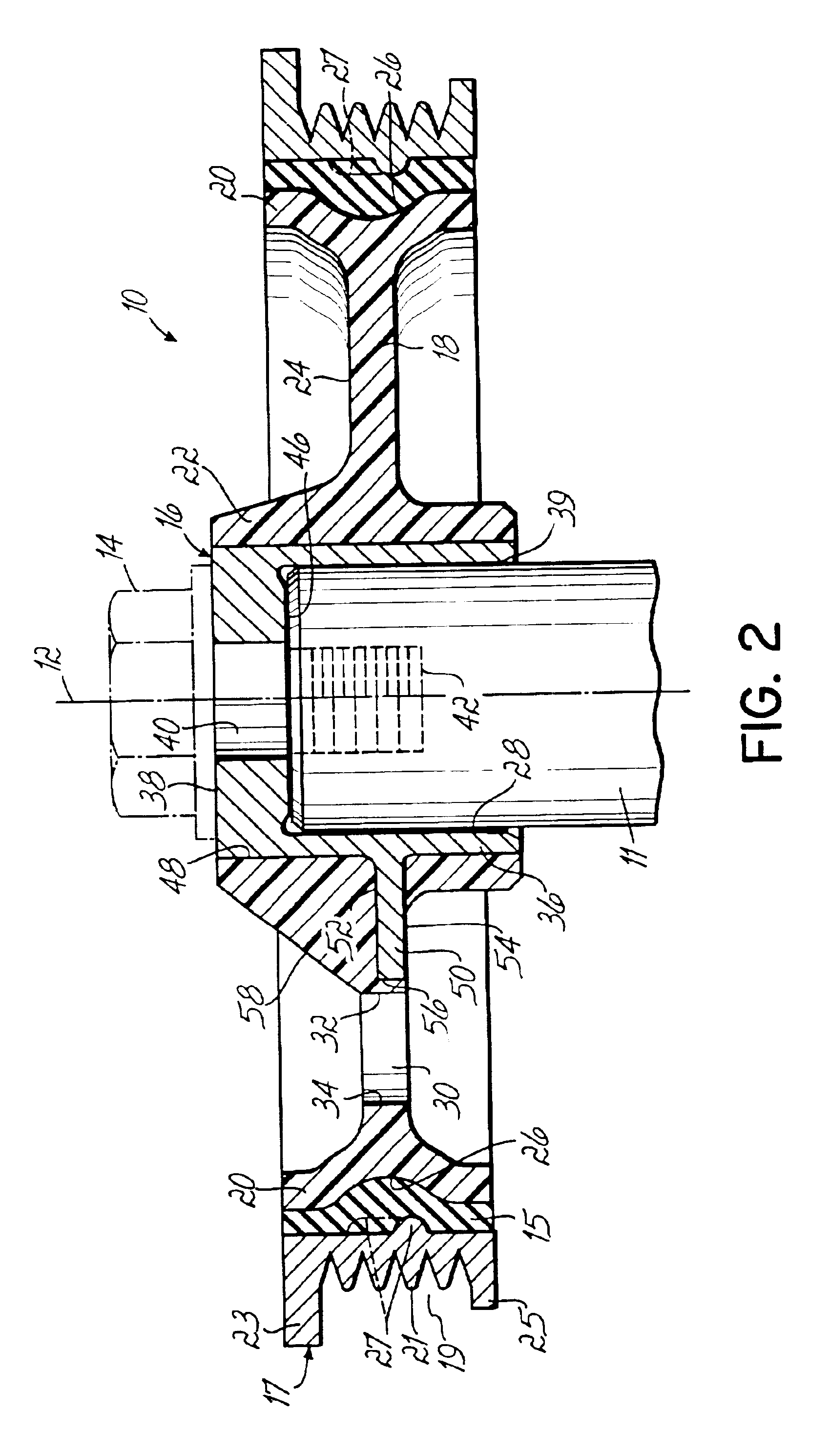 Torsional vibration damper