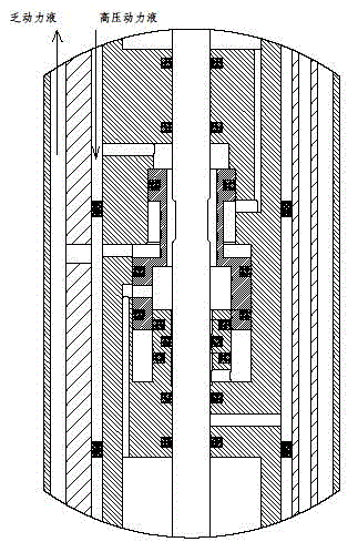 Reversing valve of hydraulic piston pump