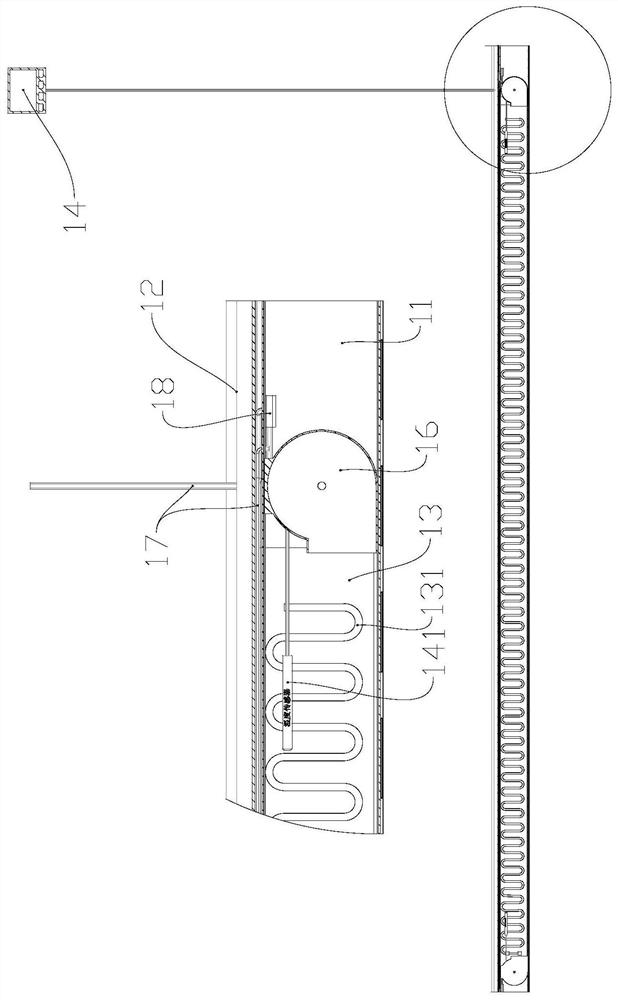 An indoor heating system