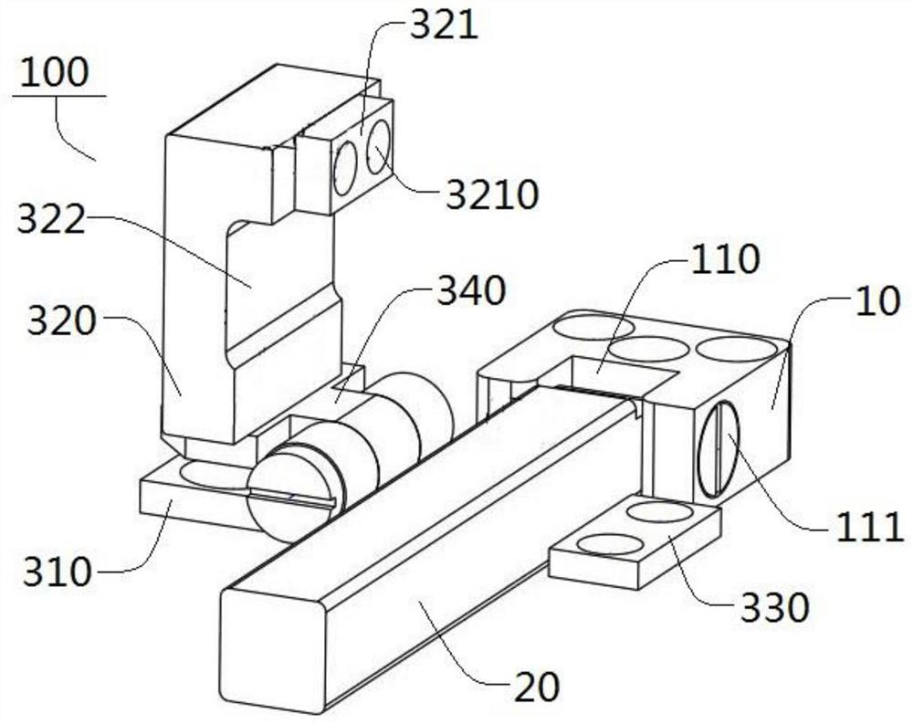 Debugging support leg assembly used for photoelectric rotary table and photoelectric rotary table