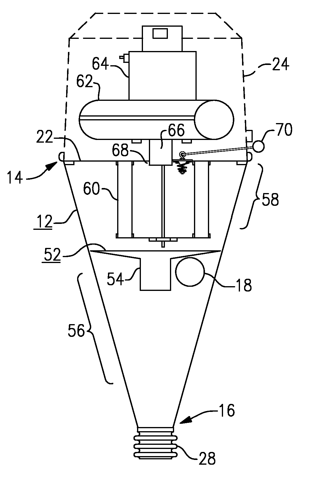 Portable cyclonic dust collector/vacuum cleaner