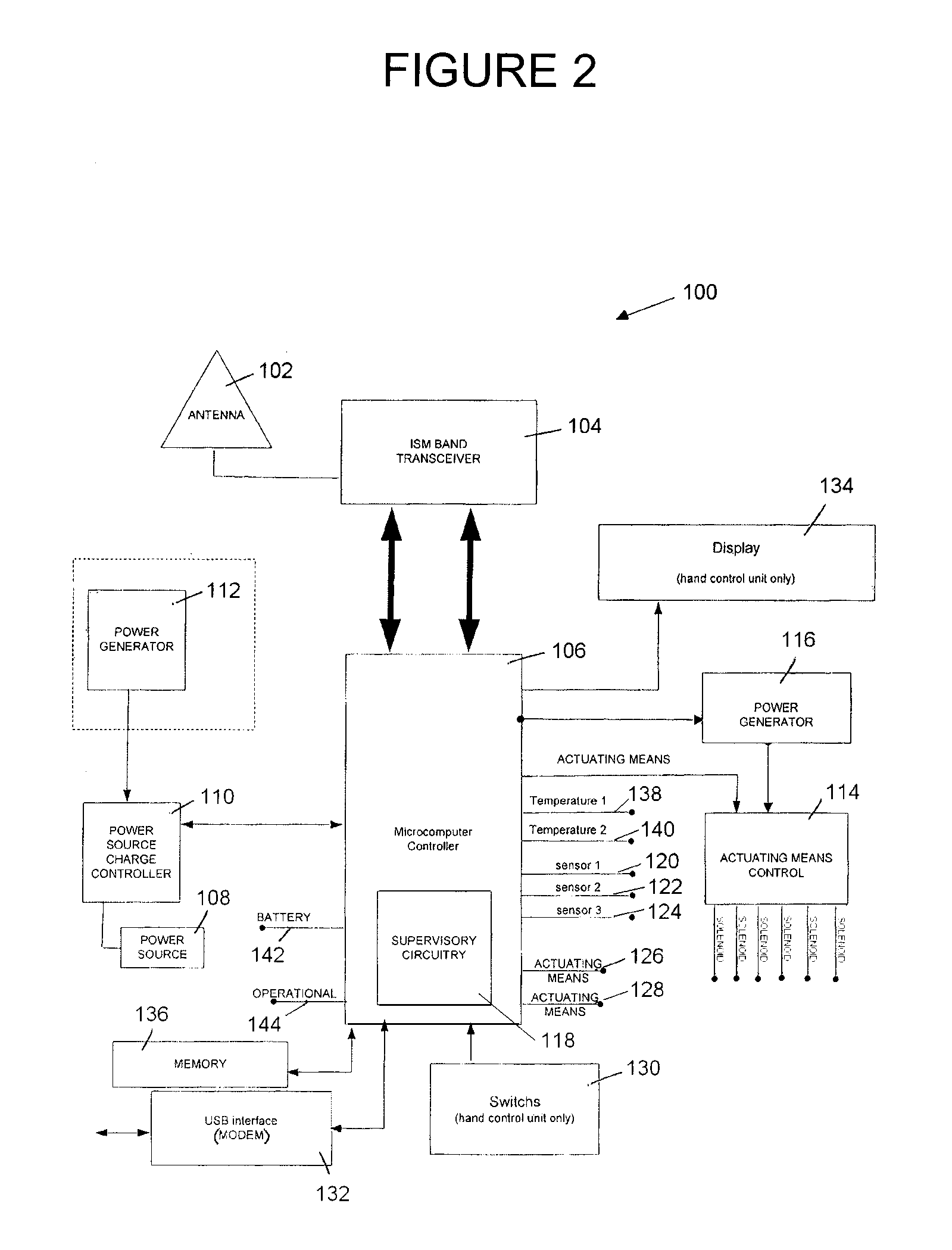 Long-range radio frequency receiver-controller module and wireless control system comprising same