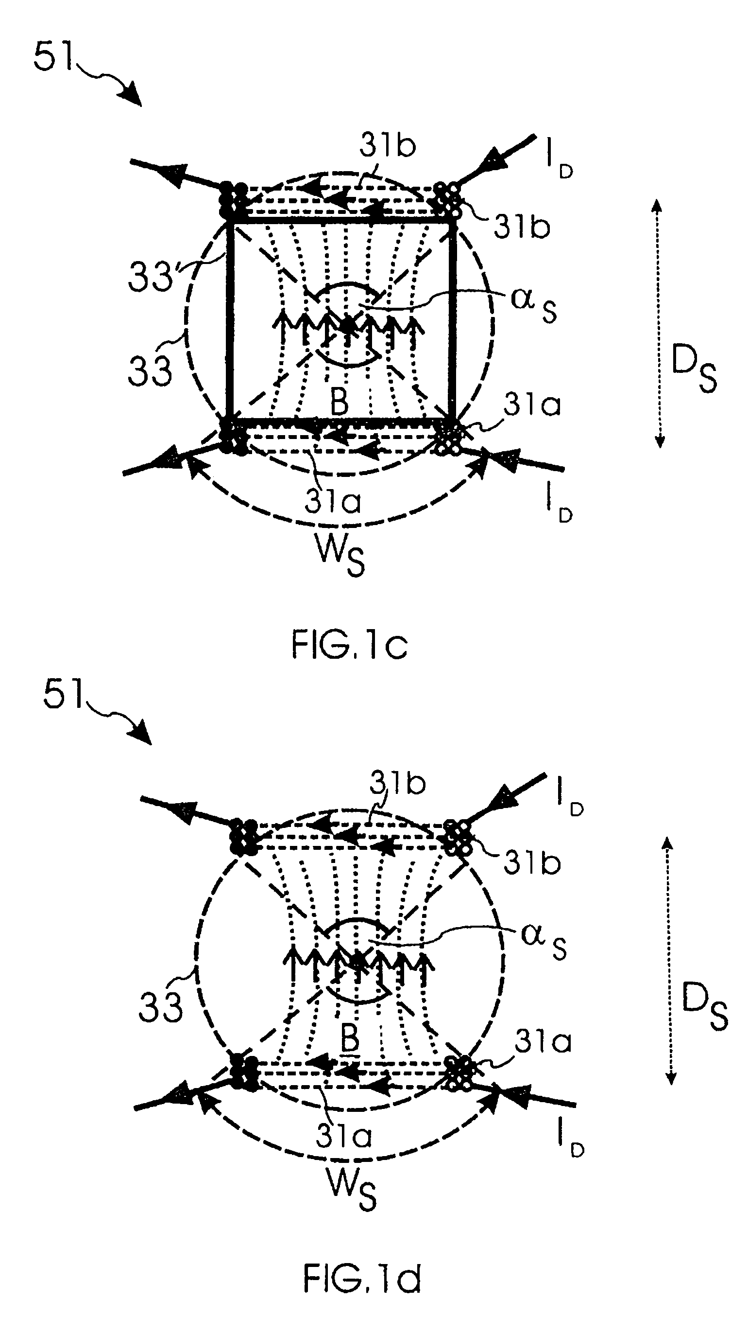 Charged particle deflecting system