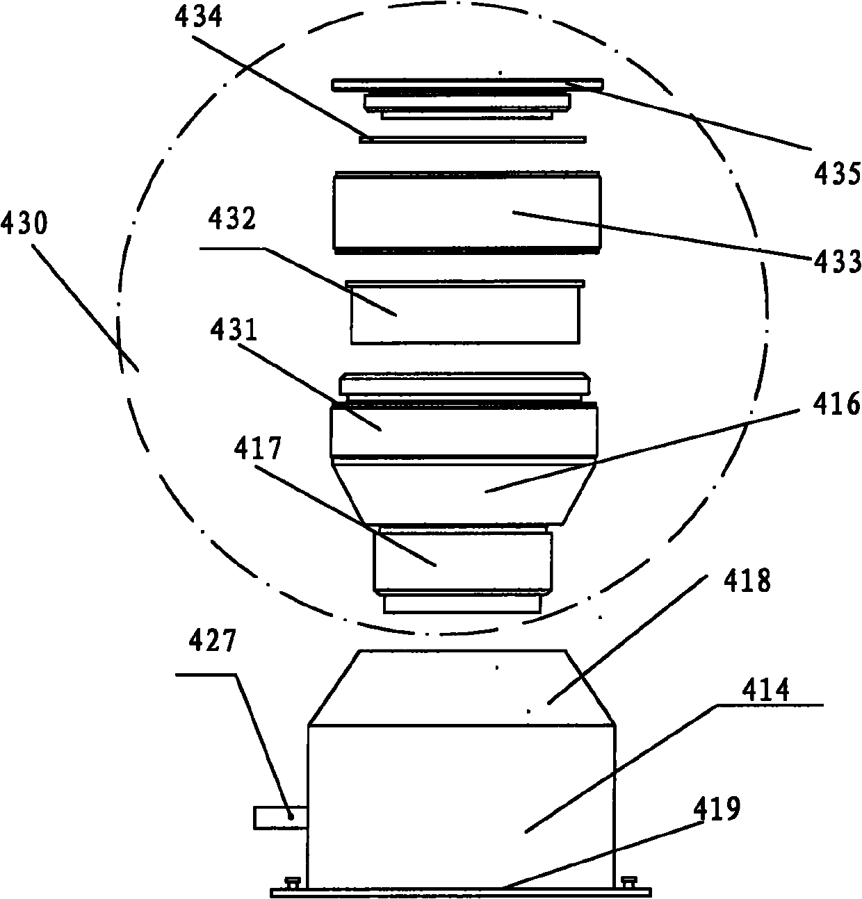 Radiation environment iodine automatic sampling device