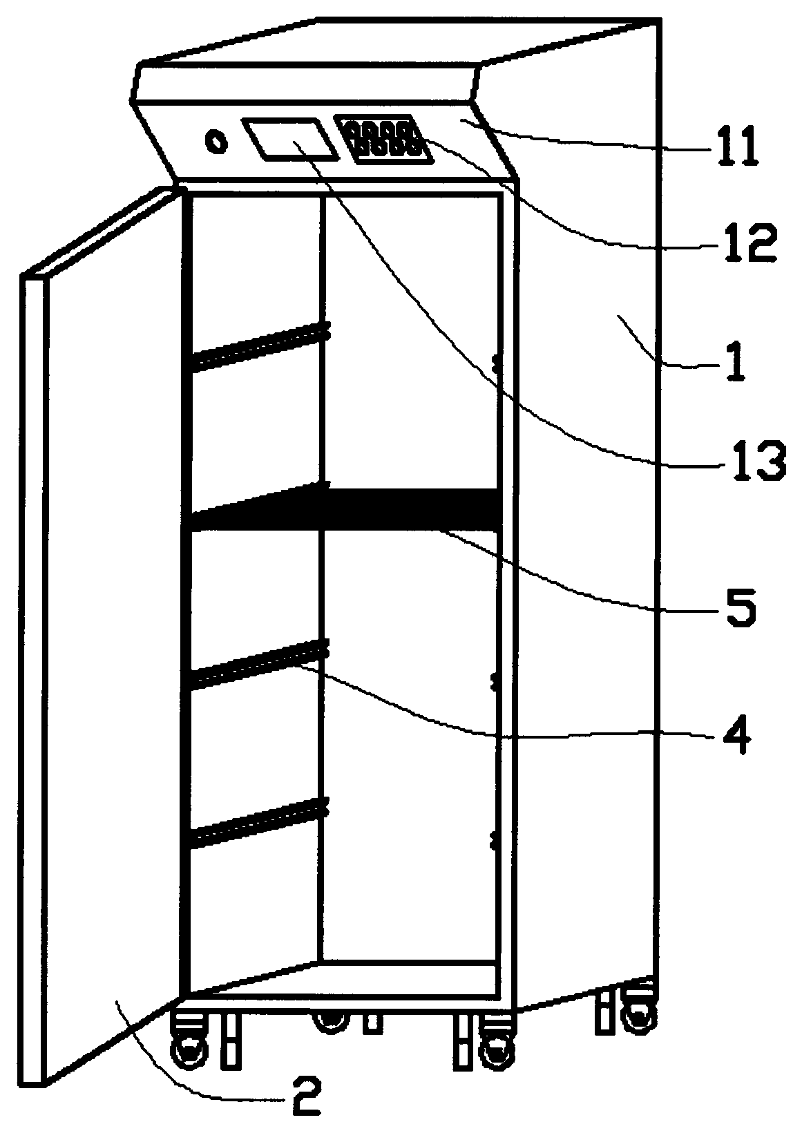 High-temperature disinfection cabinet