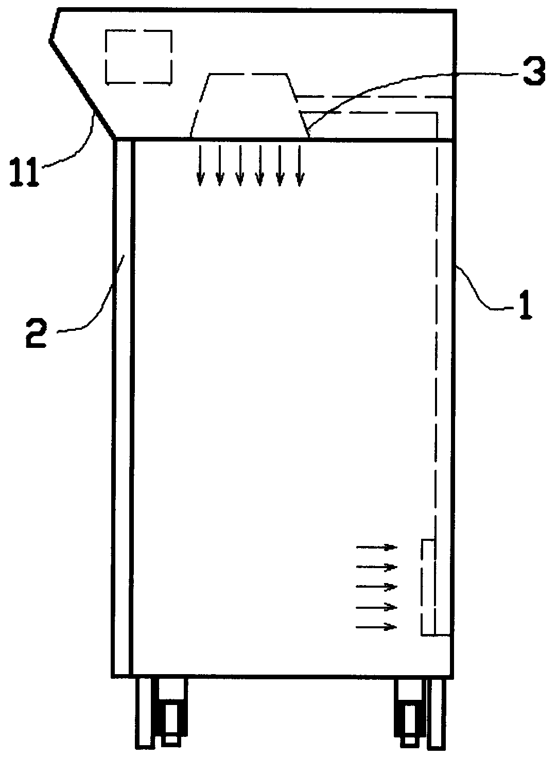 High-temperature disinfection cabinet