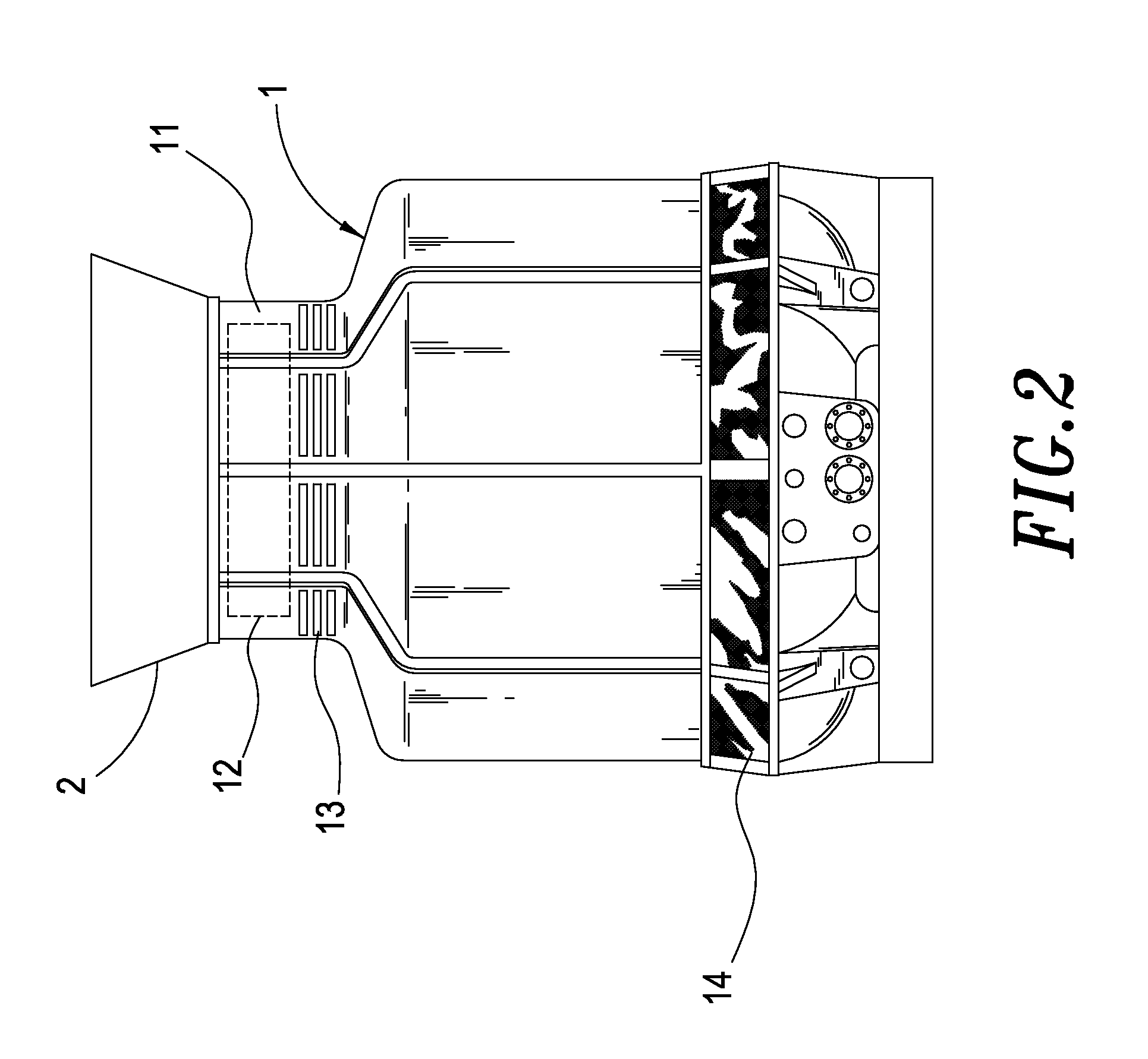 Structure of cooling tower