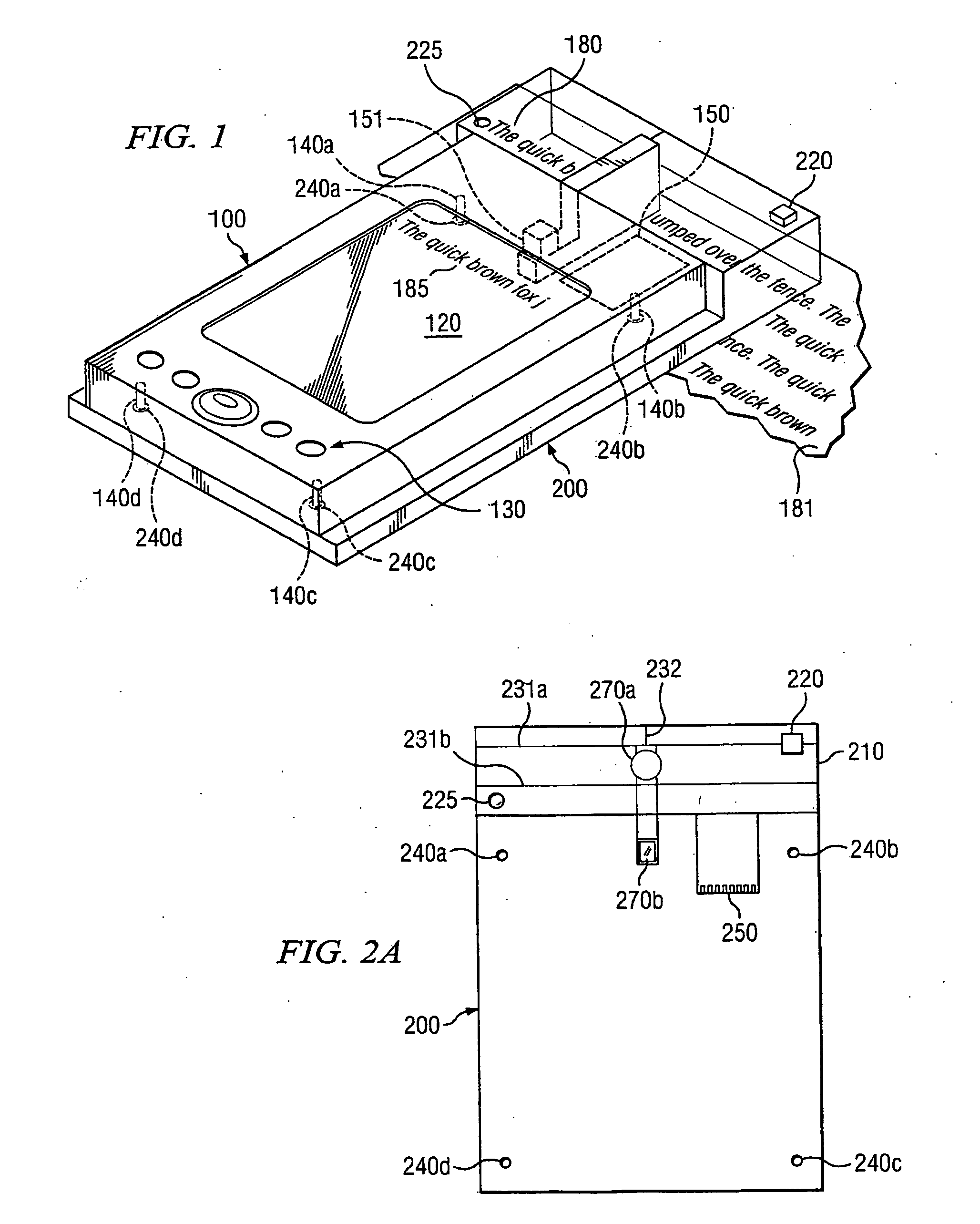 PDA compatible text scanner