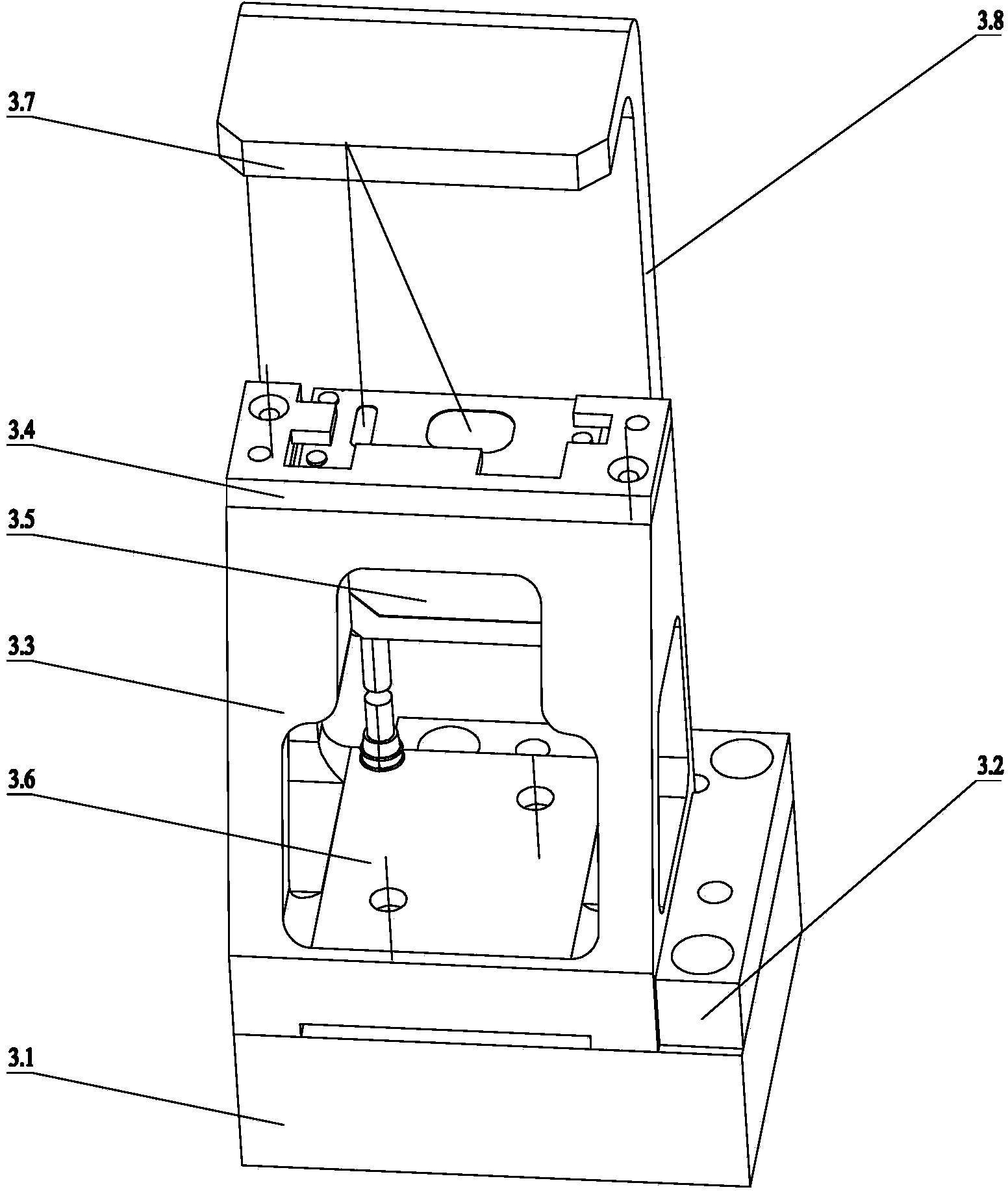 Device for detecting fabric surface of acoustic component of automobile