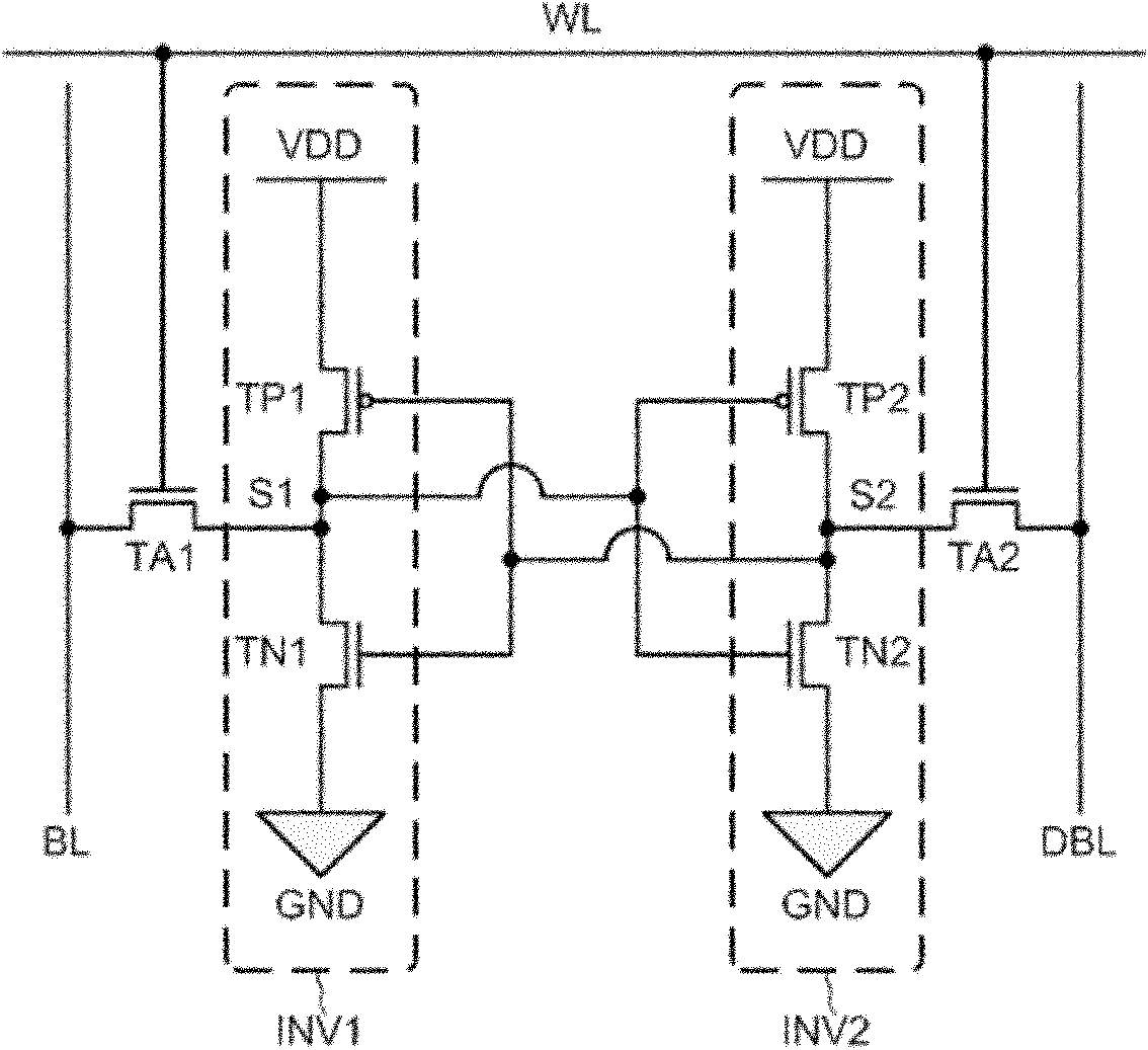 Anti-single event effect static random access memory unit