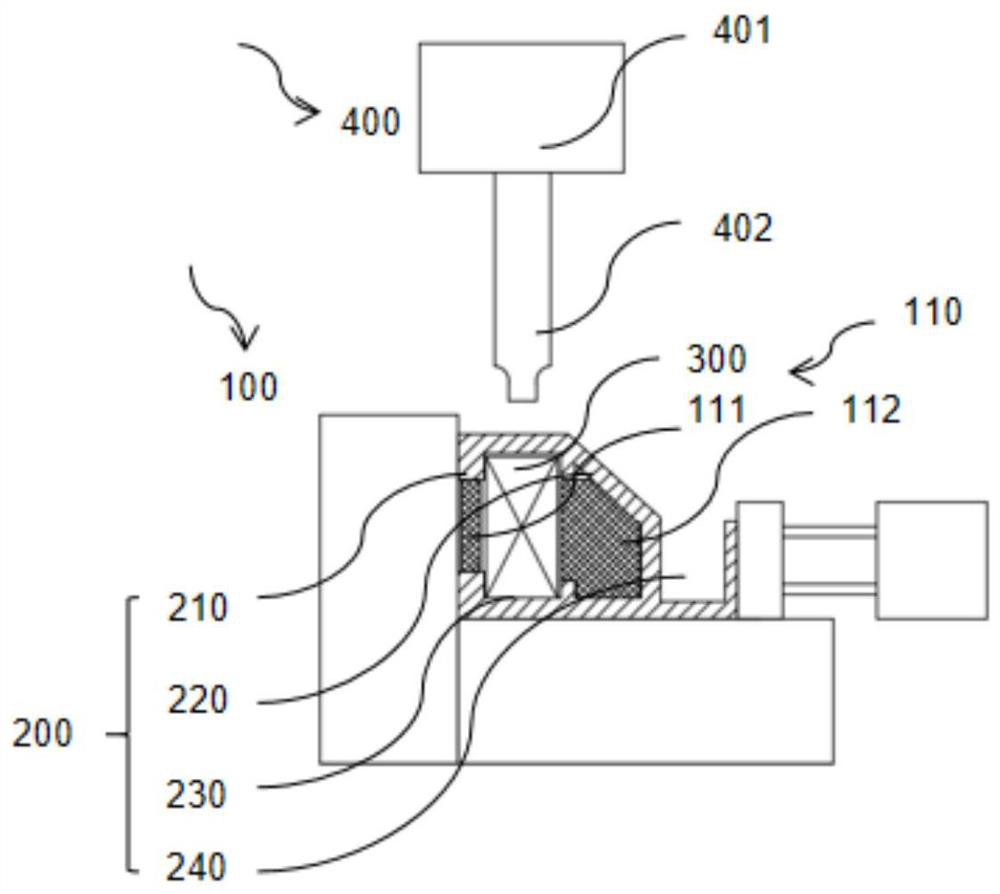 Angle bracket installation riveting point seat and riveting point device of photovoltaic module frame