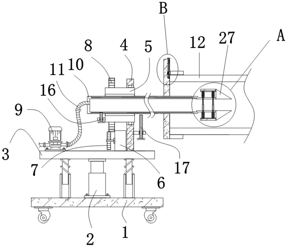 A quick dredging equipment for pipelines in municipal engineering