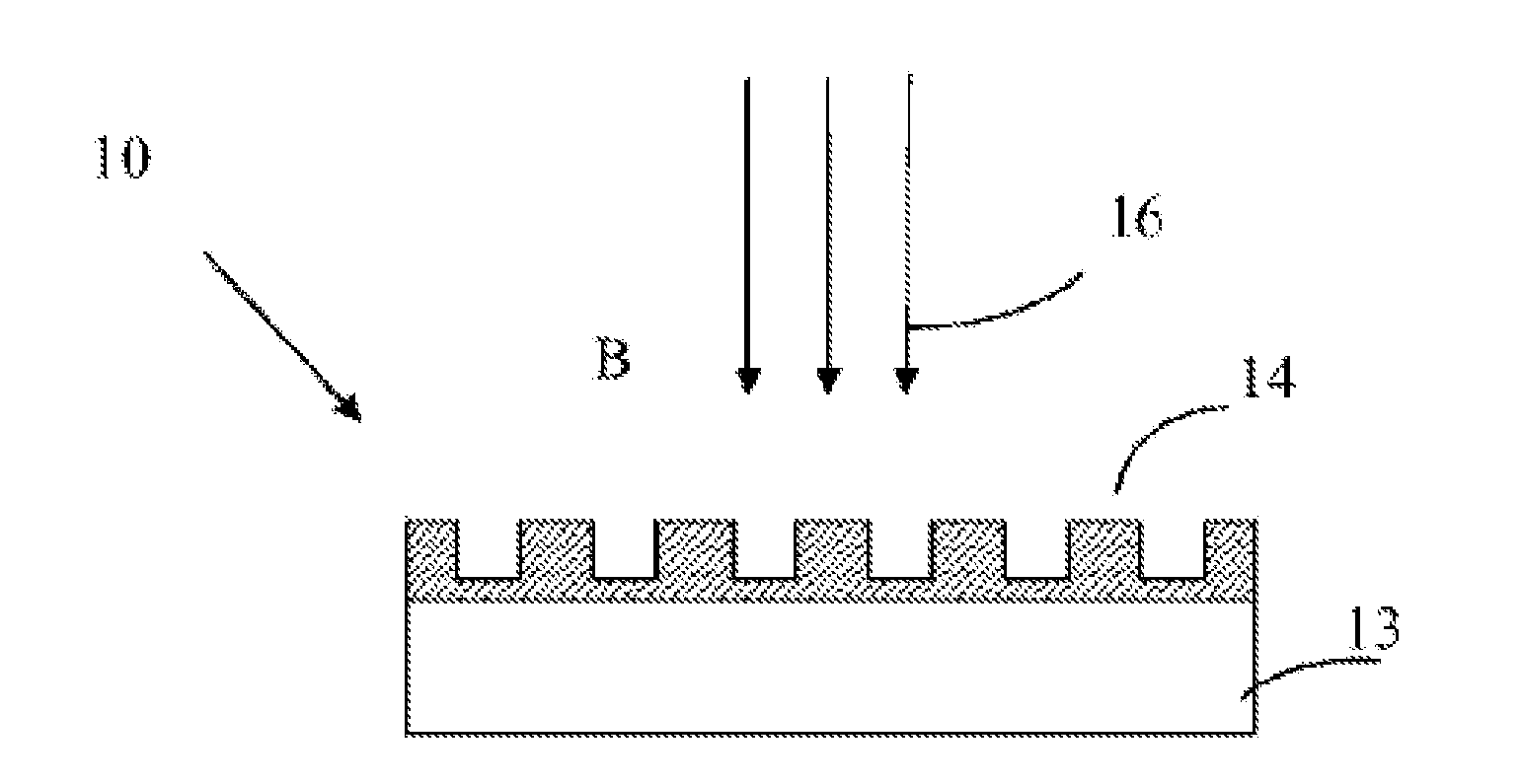 Glass substrate light emitting element and methods for manufacturing and luminescence thereof