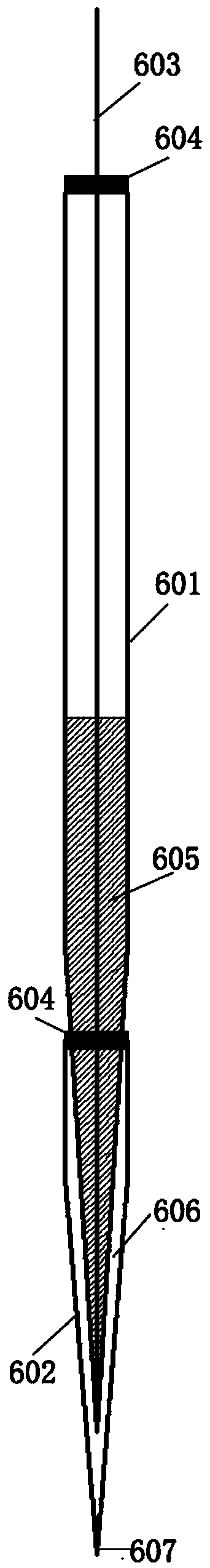 Separate N2O selective microelectrode and preparation method thereof