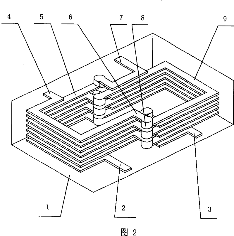 Chip low temperature co-fired ceramic co-mode filter