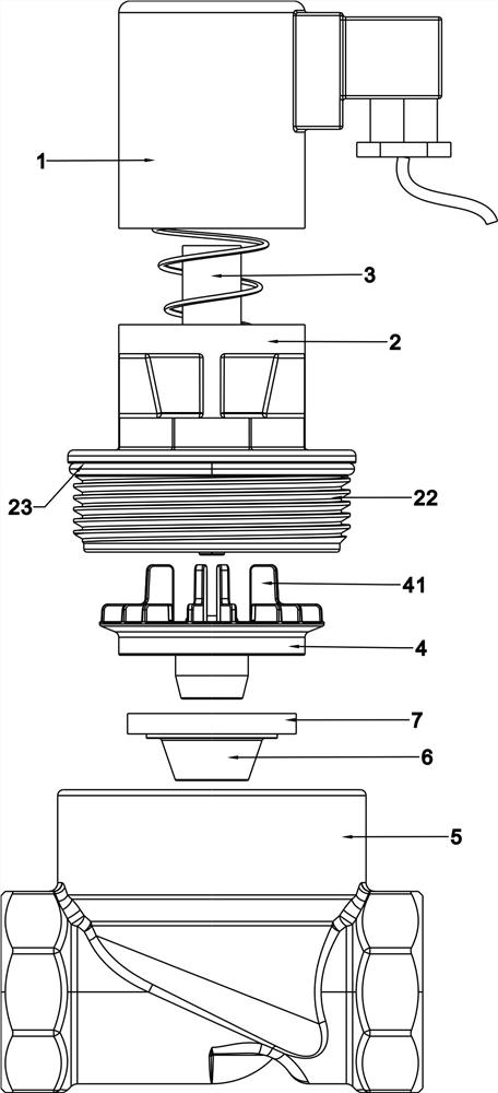 Pilot-operated type high-pressure solenoid valve