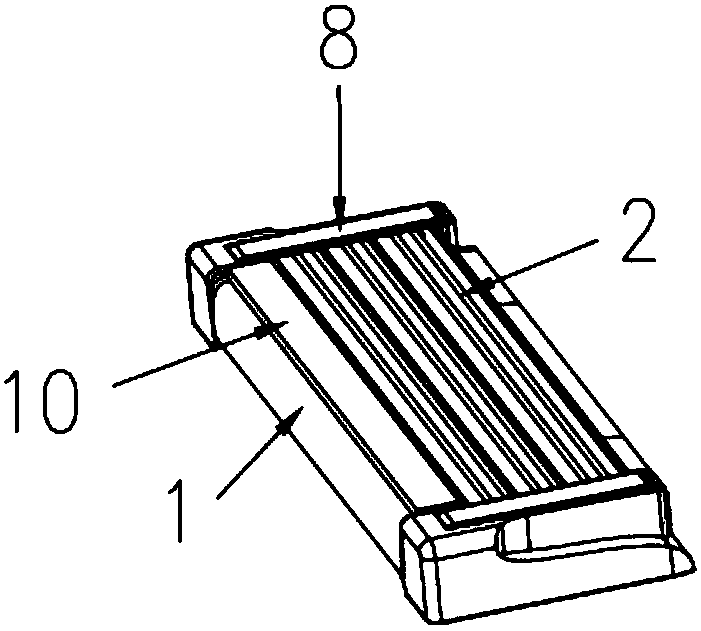 Matrix-arranged beard leaking tool bit