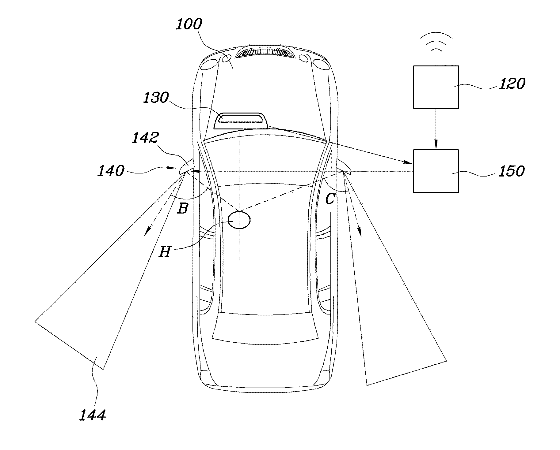 Method and system for adjusting side mirror