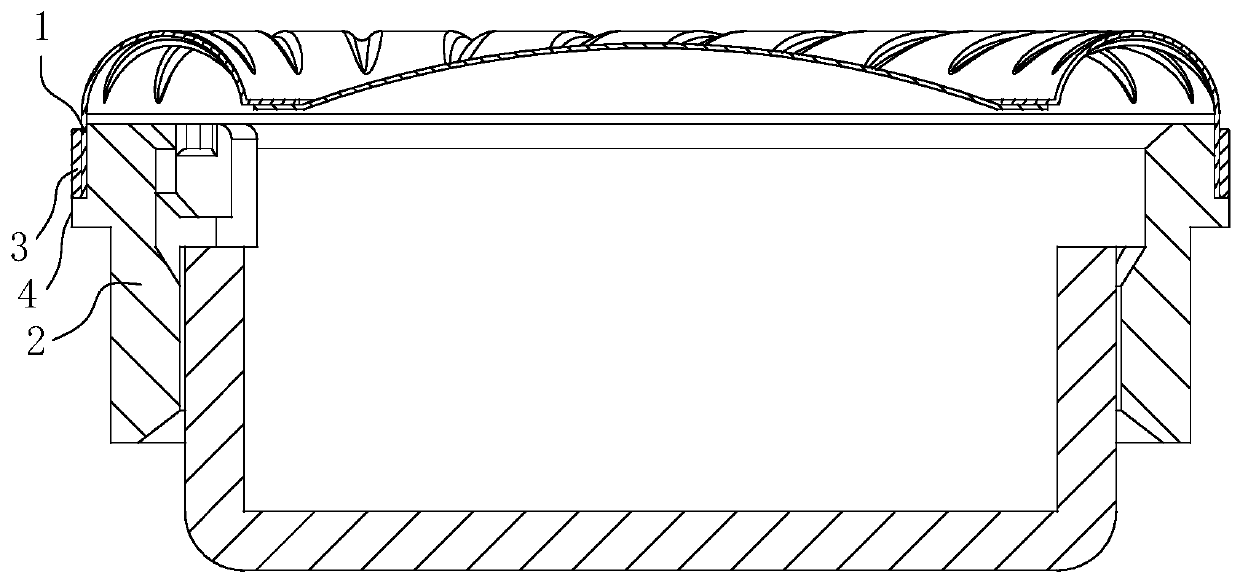 Loudspeaker and diaphragm fixing method of loudspeaker