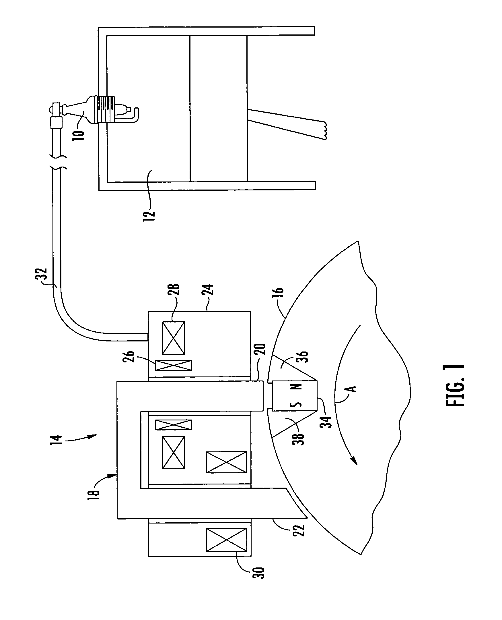 Ion sensing arrangement for small gasoline engine