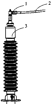 Single-nut grooved conical-surface fixed-type high-voltage large-current wiring terminal