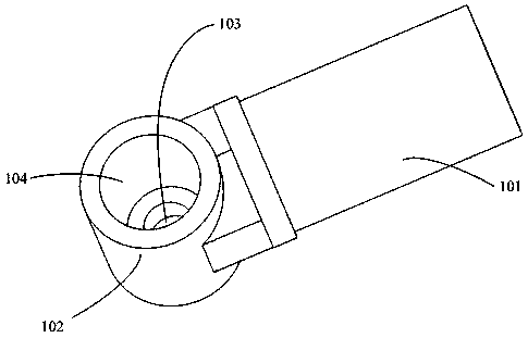 Single-nut grooved conical-surface fixed-type high-voltage large-current wiring terminal