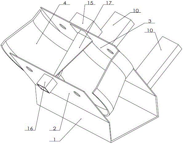 A double rotor hammer ore crusher