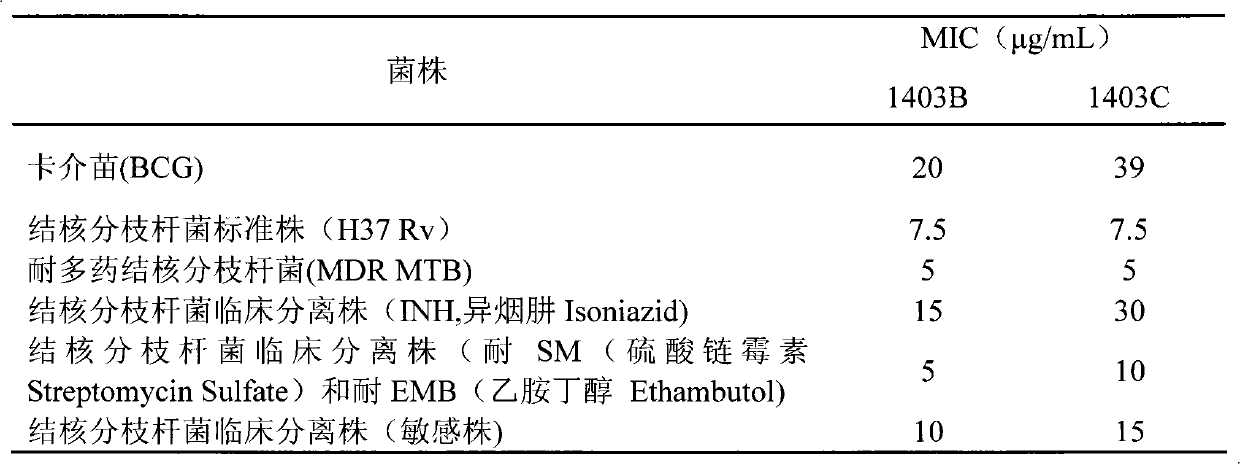 Application of quinine compound in preparing anti-tubercle bacillus drugs