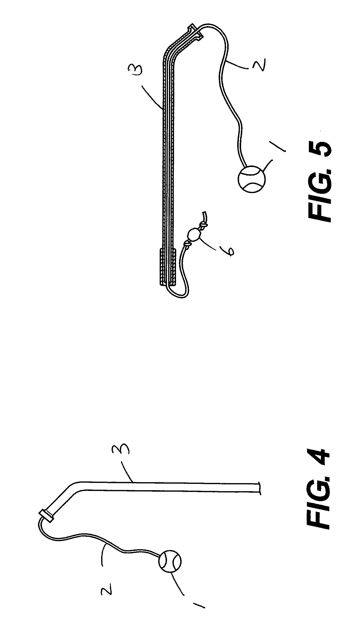 Method and device for tennis training