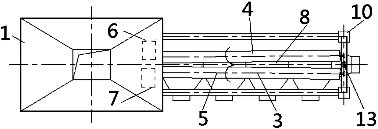 Steel ball grinding body classifying device applied to cement ball mill and classification method of steel ball grinding body classifying device