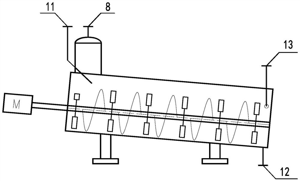 A continuous washing device for polyphenylene sulfide resin