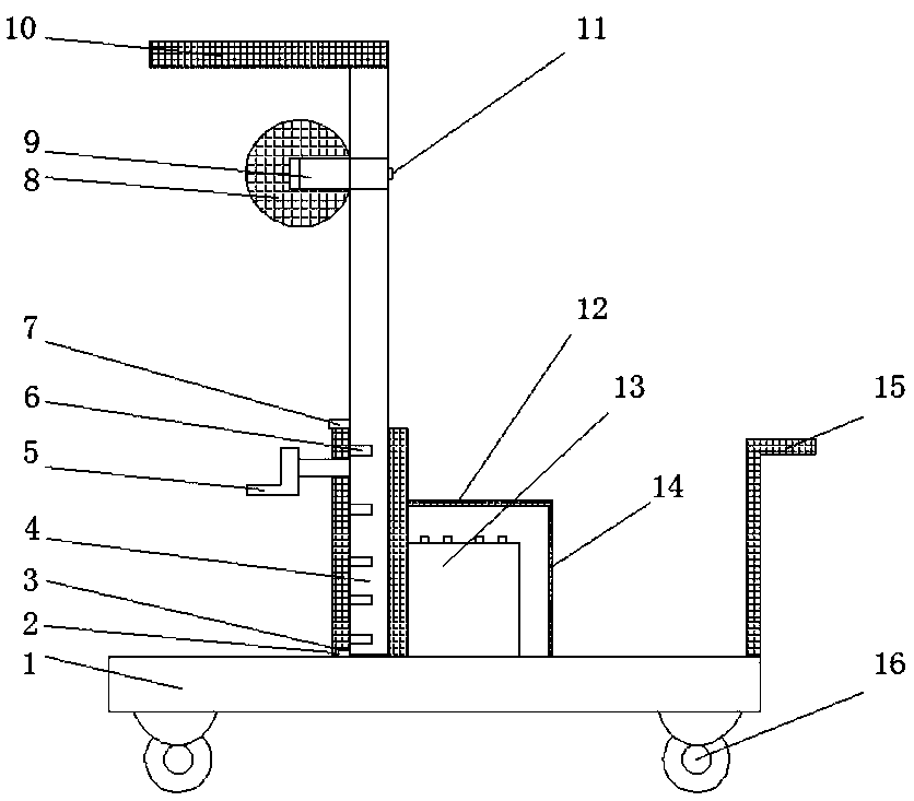 Multifunctional illuminating device for construction site