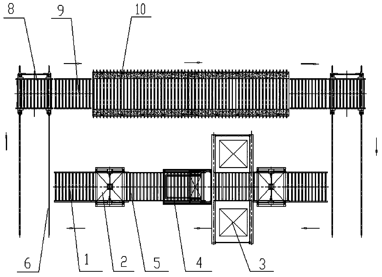 Novel building wall material automatic production line and production process