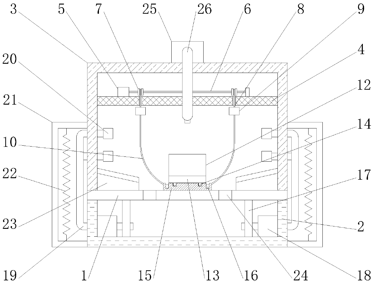 Thawing device used for meat processing