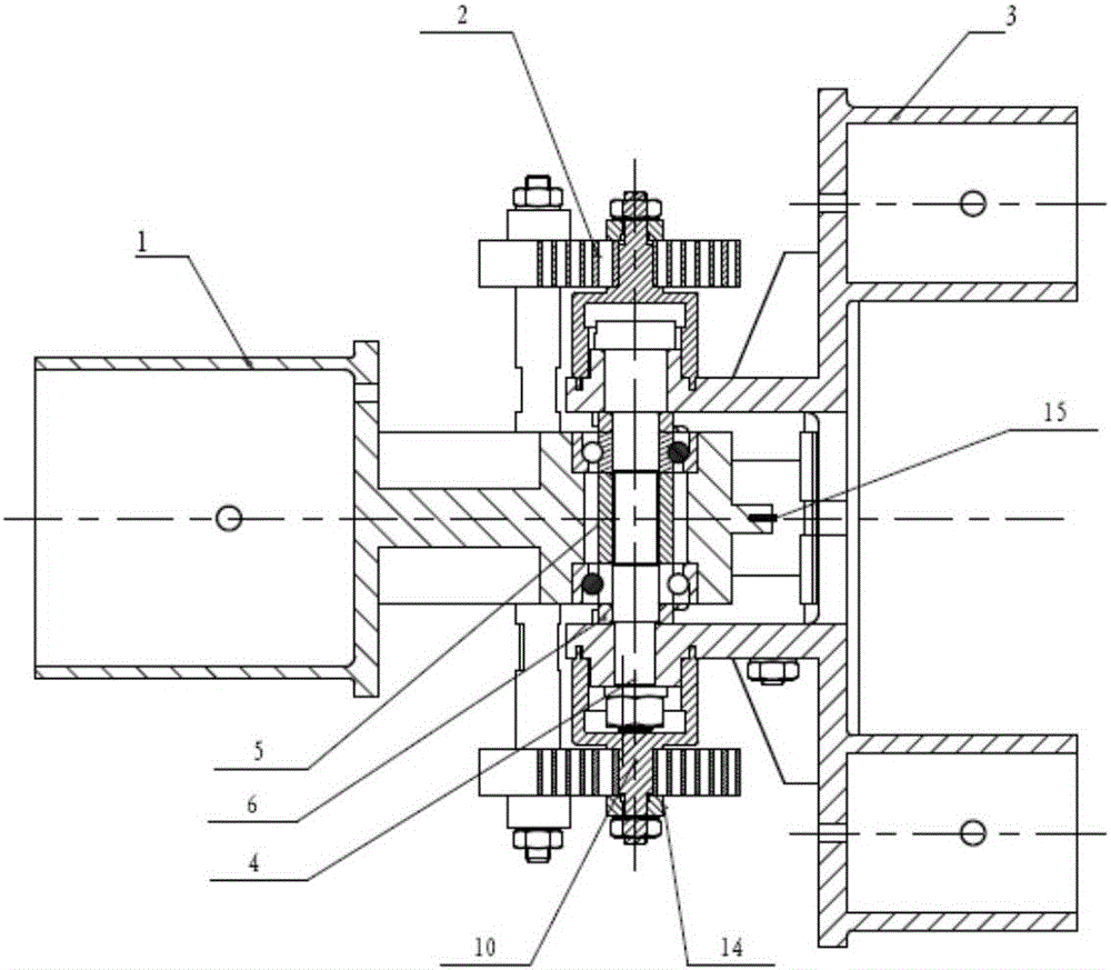 Non-eccentric 180-degree unfolding locking hinge device