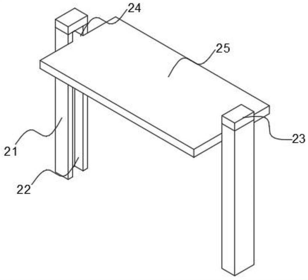 Continuous laminating device for multi-layer wood door