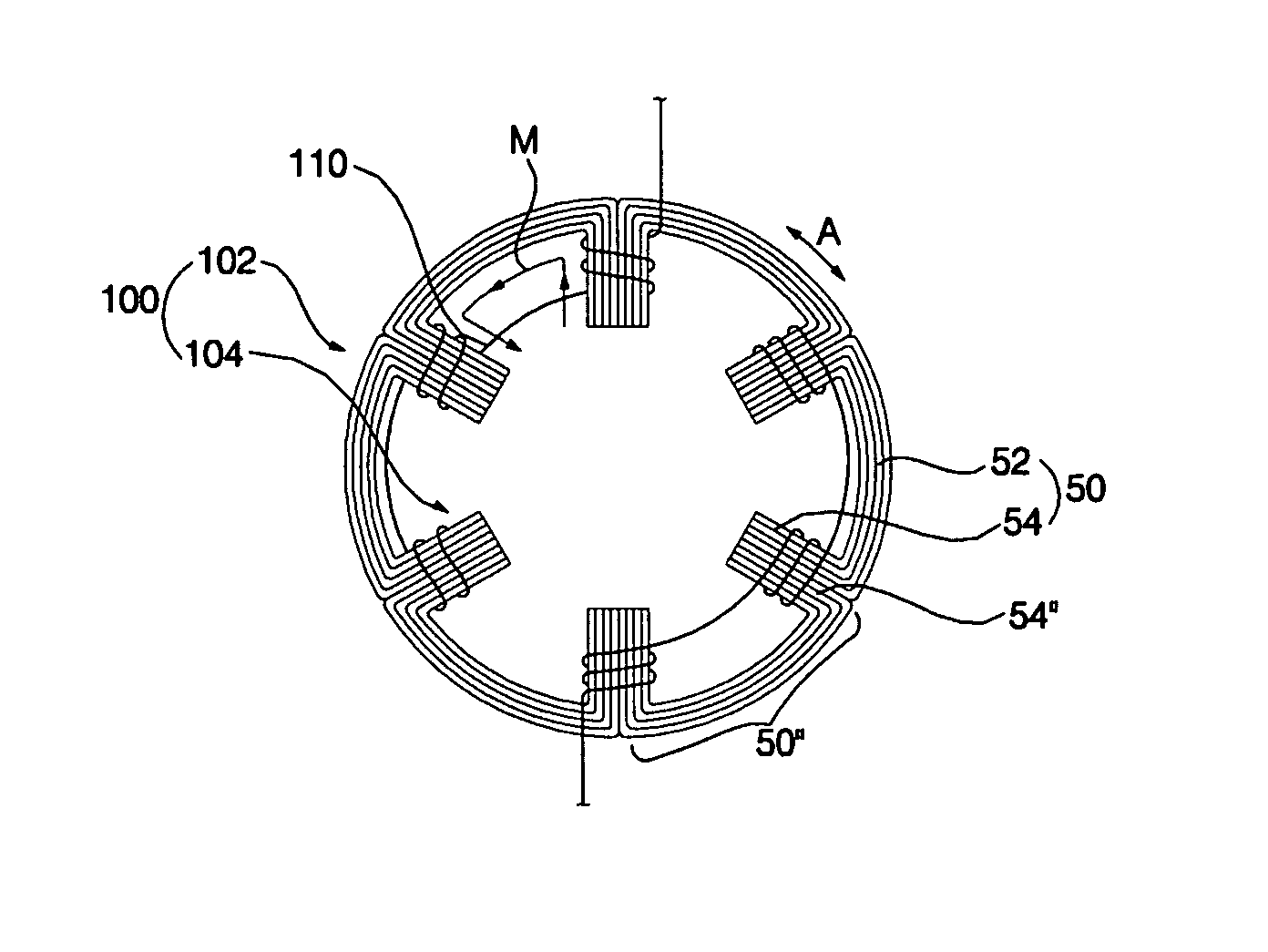 Stator of motor and method of manufacturing the same