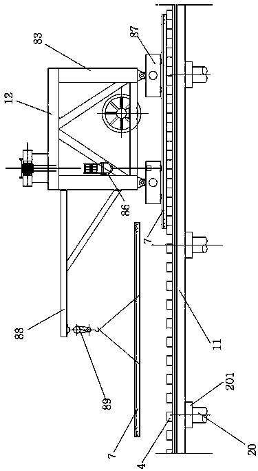 Method for building dock by lifting precast panels with simple portal crane