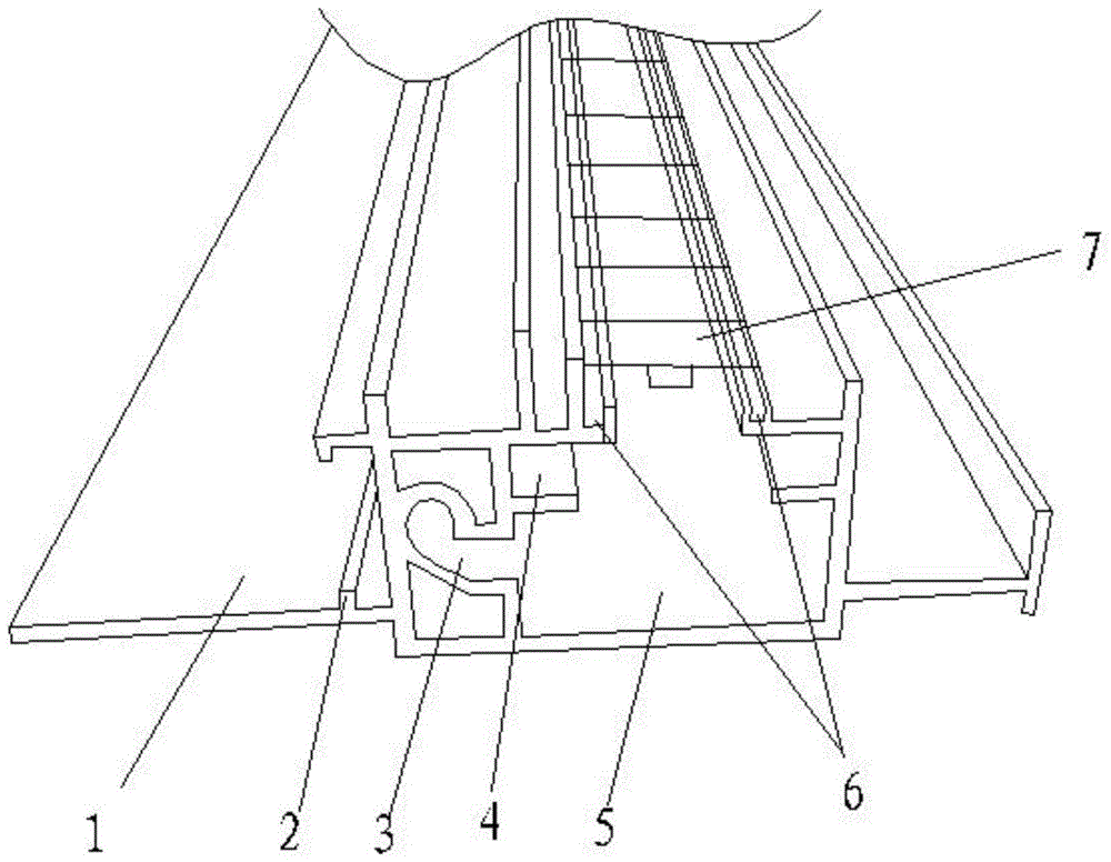 A dust-proof car sunroof slideway