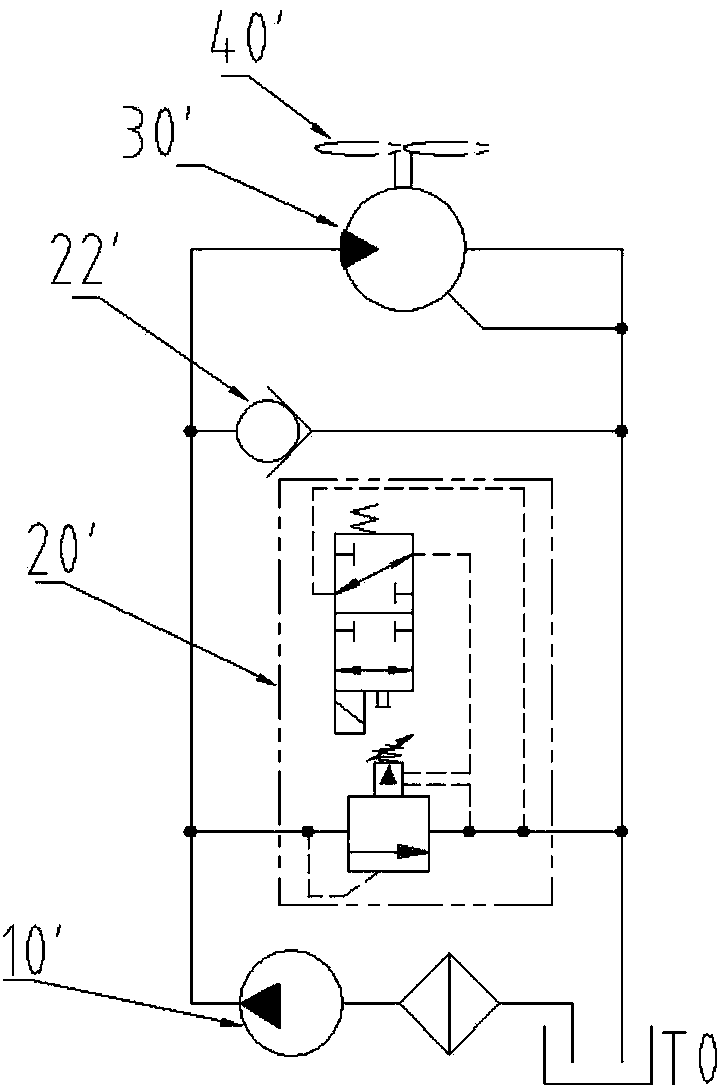 Hydraulic cooling system and engineering machine including same