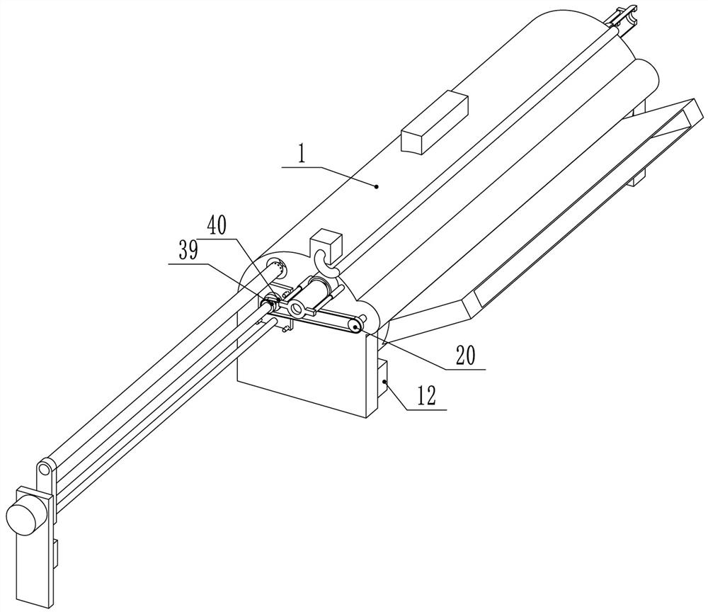 Automatic cleaning device for oil pipe for oil field