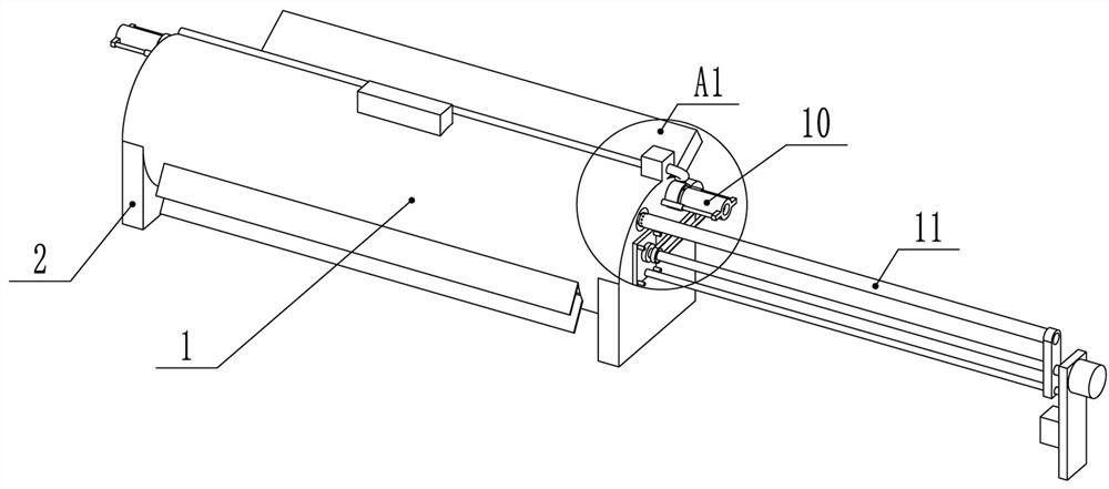 Automatic cleaning device for oil pipe for oil field