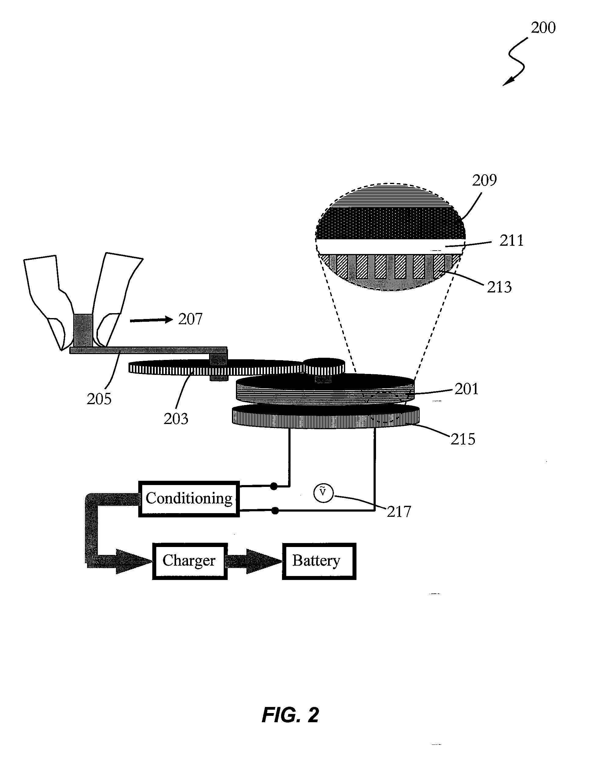 Method and Structure for Kinetic Energy Based Generator for Portable Electronic Devices