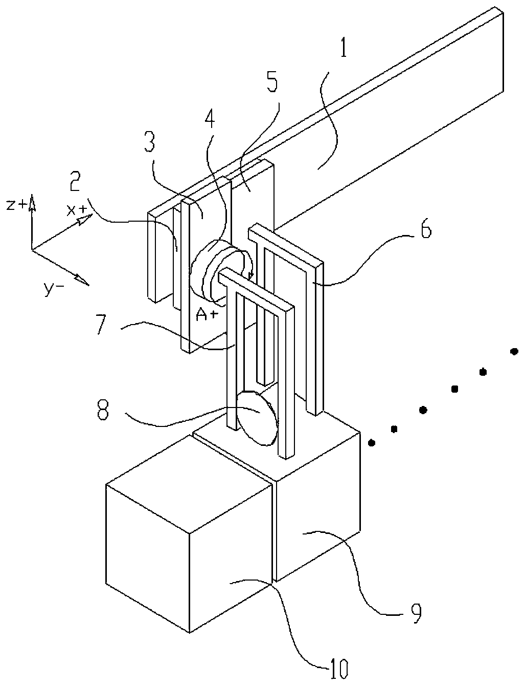 Wafer transmission manipulator and wafer overturning method thereof