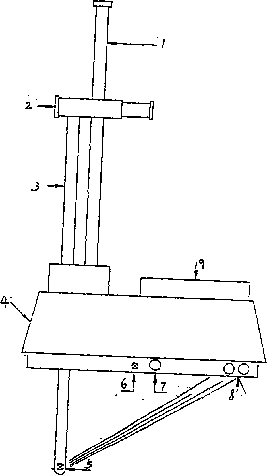 Telemetering remote-reading surface type nucleon moisture density meter